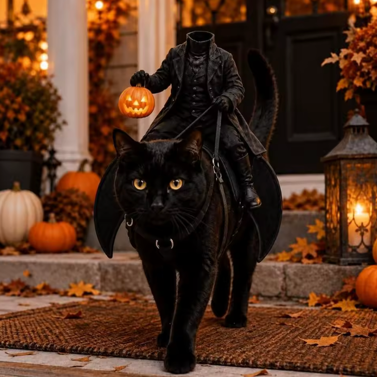 Headless Horseman Cat Costume